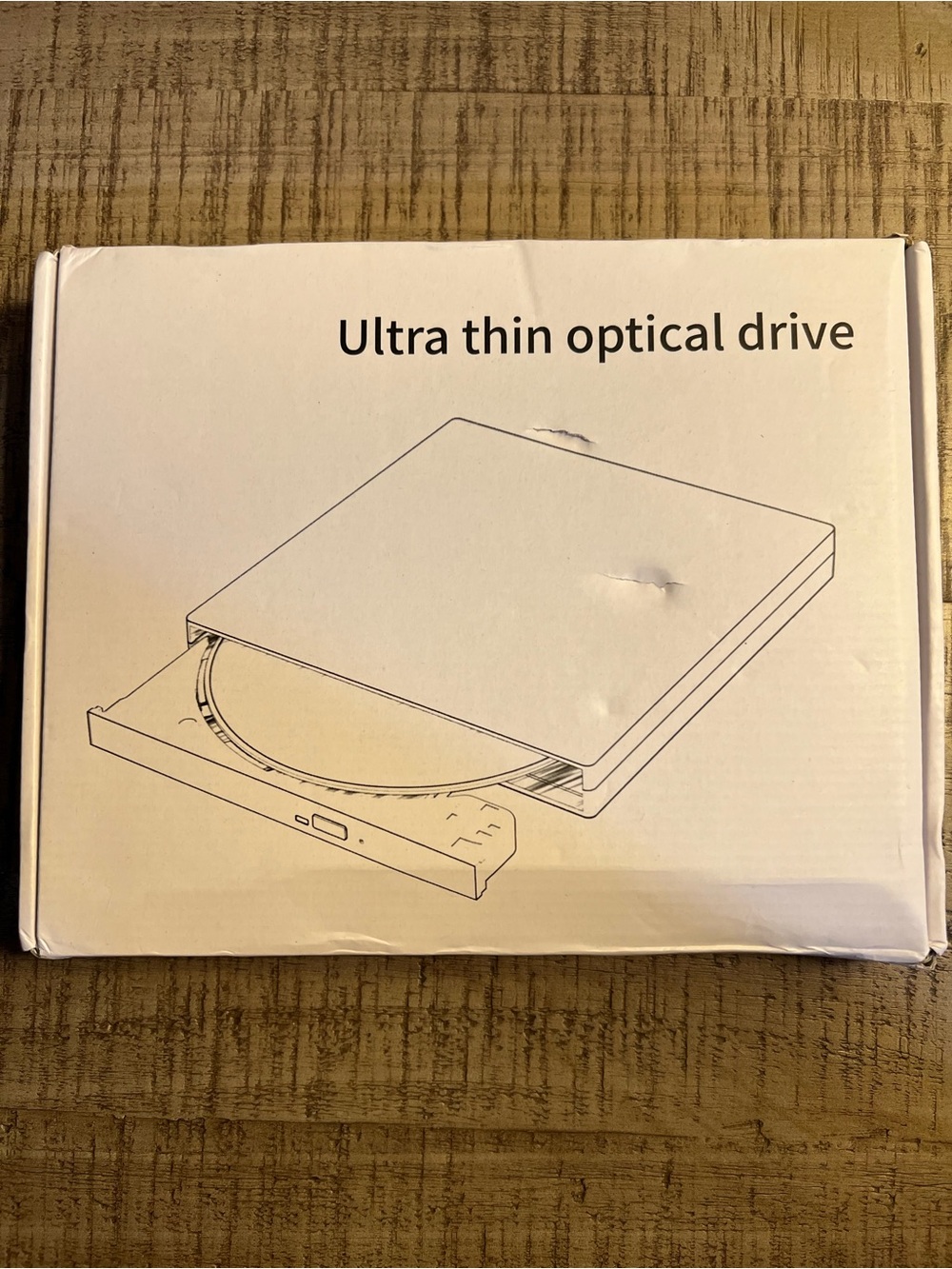 NEW- Ultra Thin USB External Optical Drive - White